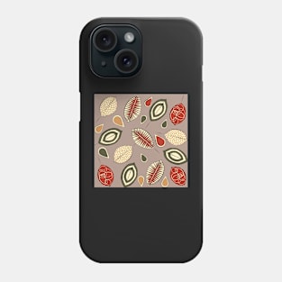 50 S Leaves Pattern Phone Case