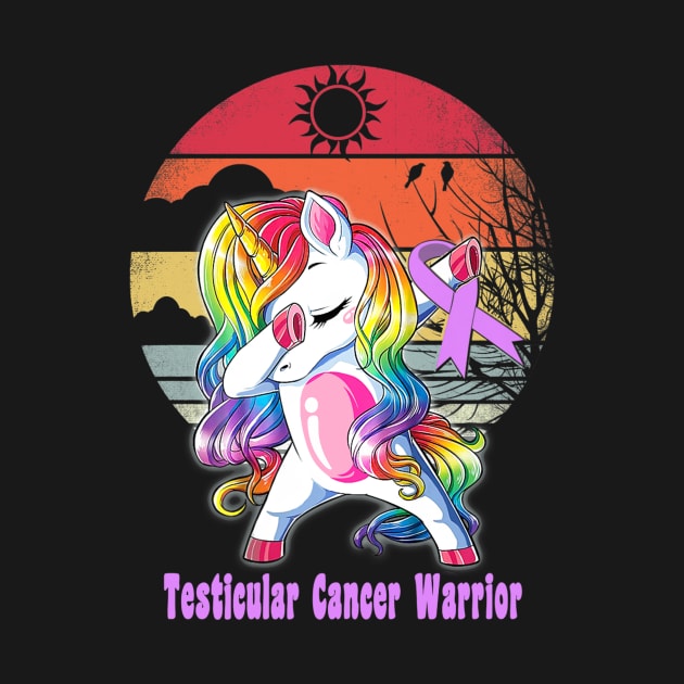 Testicular cancer unicorn warrior Premium by Ortizhw