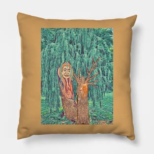 Grandmother & Granddaughter Willow Pillow