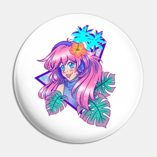 Plant Aesthetic Full Colour Version Pin