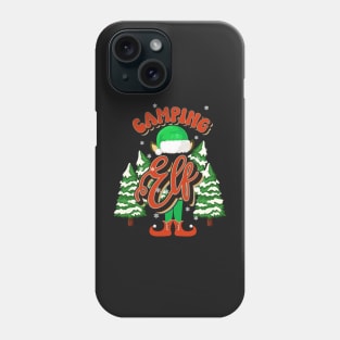 CAMPING ELF CHRISTMAS Phone Case