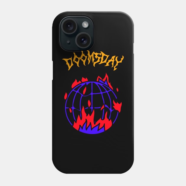 Doomsday Phone Case by Vintage Oldschool Apparel 