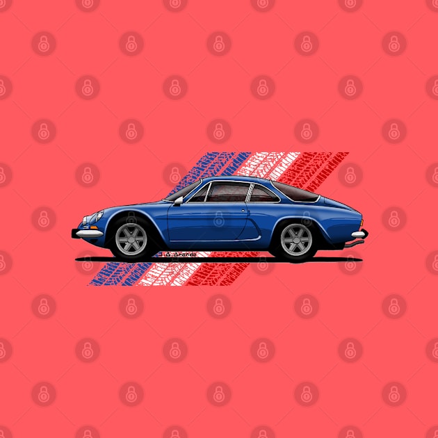 My drawing of the classic sports car by jaagdesign