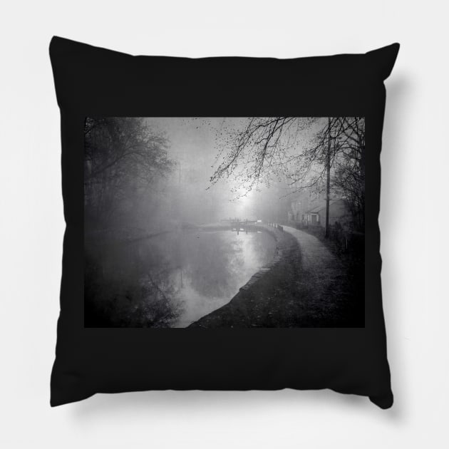 Mist on the Canal Pillow by rosedew