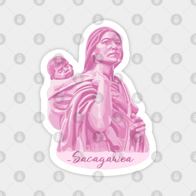 Sacagawea Portrait Magnet by Slightly Unhinged