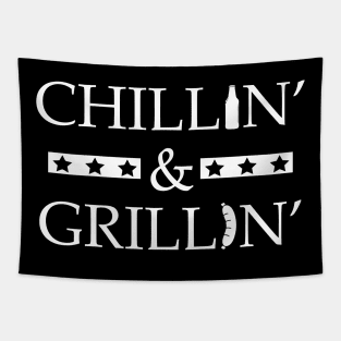 Chilling and Grillin Tapestry