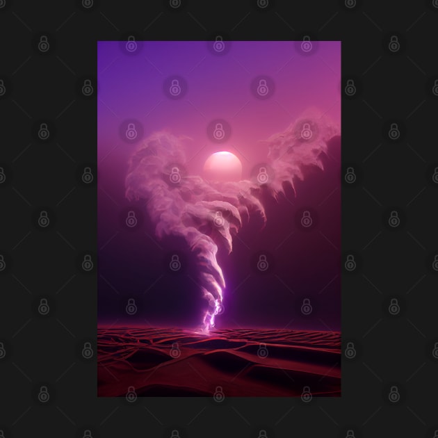 Neon Storm by Legendary T-Shirts