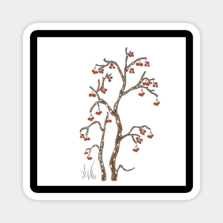 Rowan Berry Pattern Magnet