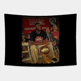 Michael Jordan, 1998 Chicago Bulls Championship Parade Tapestry