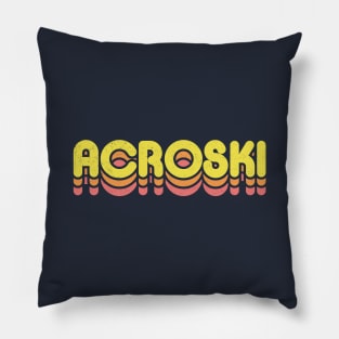 Retro Acroski Pillow