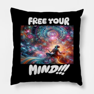 free your mind Pillow