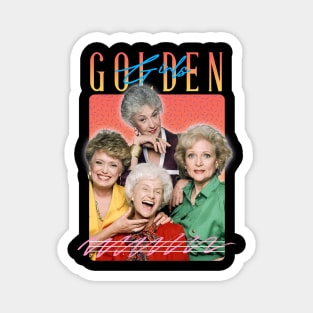 The Golden Girls Retro Aesthetics Fan Art Magnet