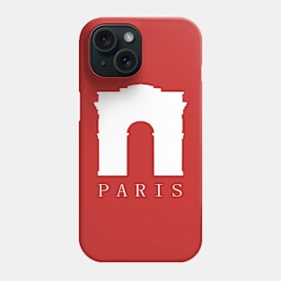 Paris (white) Phone Case