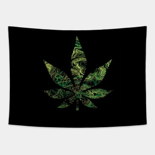 weed lines Tapestry