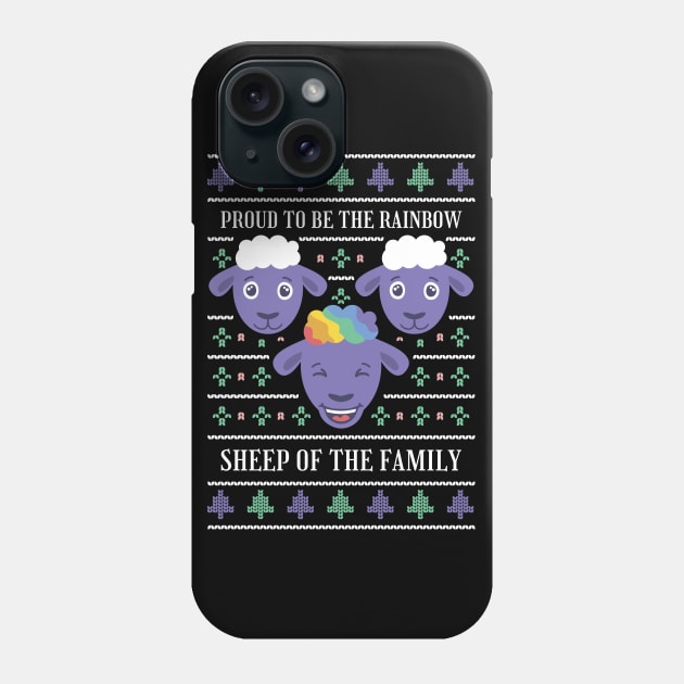RAINBOW SHEEP Phone Case by madeinchorley