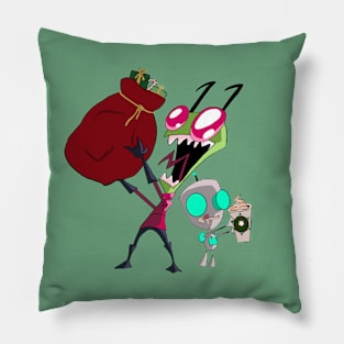 Invading Christmas Pillow