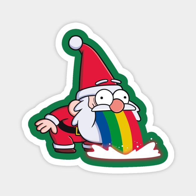 Christmas rainbow Magnet by jasesa