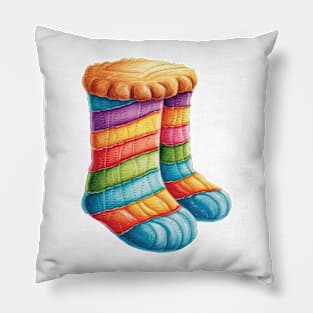 Gingerbread Socks Pillow