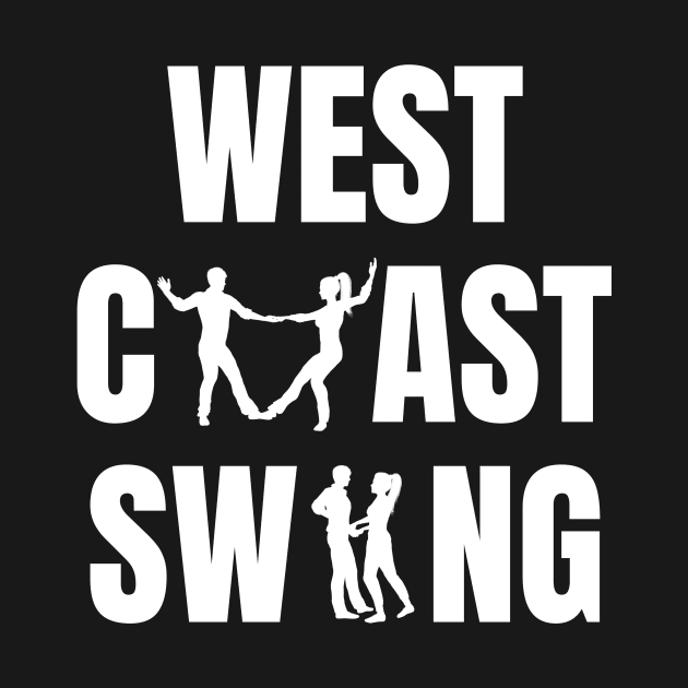 West Coast Swing Couple Dancer Design by echopark12