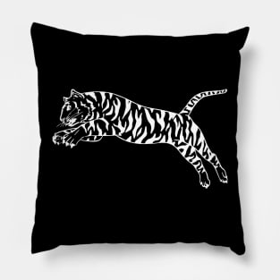 White tiger Pillow