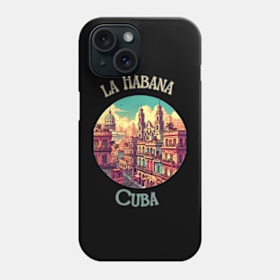 "Enchanting Havana: Tropical Dreams in Retro Style" - Retro Travel Cool Phone Case