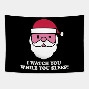 SANTA WATCH YOU SLEEP Tapestry