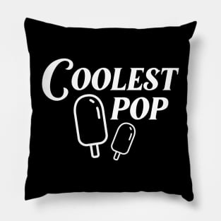 The Coolest Pop Popsicle Stick father day Pillow