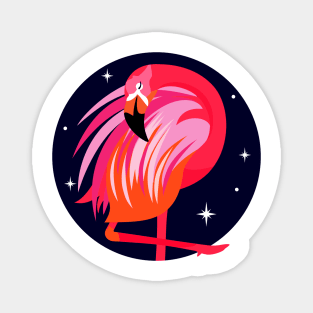 Sleeping Flamingo Magnet