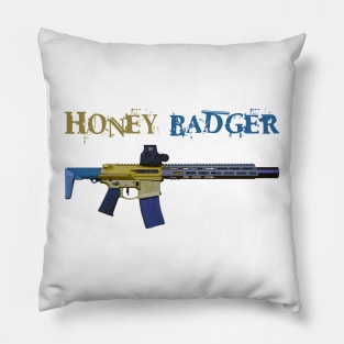 Honey Badger Rifle Pillow