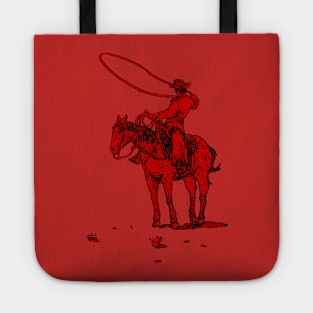 Roping the World ,Cowboy on horse 6 Tote