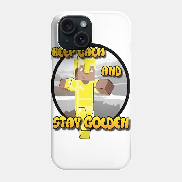 Stay Golden Phone Case by rockinjoey