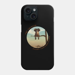 Elephant – The Thinker, Silent Contemplation Phone Case