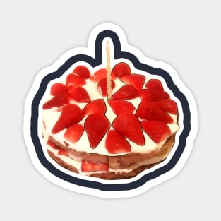 Strawberry cake Magnet