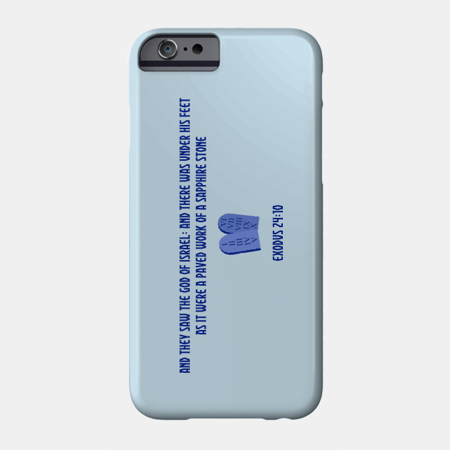 The Ten Commandments Exodus 24 10 Bible Verse Ten Commandments Phone Case Teepublic