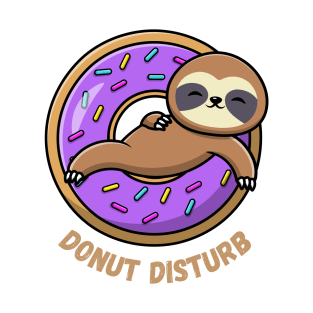 Donut Disturb Sloth T-Shirt