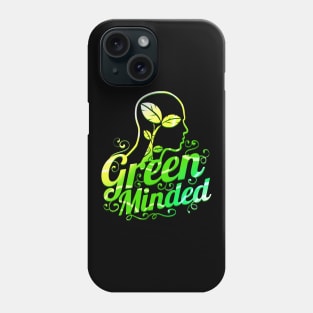 Vegetarian Green Minded - Go vegan Phone Case