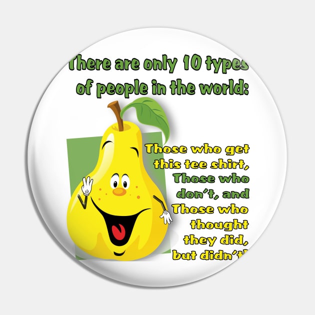 10 Type of People (Tee Shirt) Pin by LoneWolfMuskoka