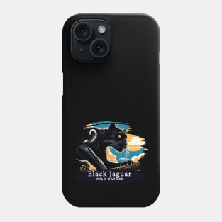 Black Jaguar - WILD NATURE - JAGUAR -8 Phone Case