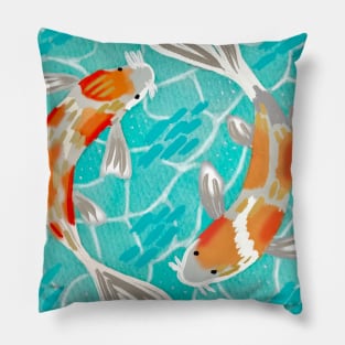 Koi Pond Pillow