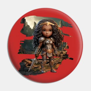 Warrior-Adventure Series: Chibi Gamer Pin