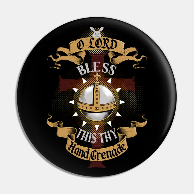 The Holy Hand Grenade of Antioch Pin by Studio Mootant