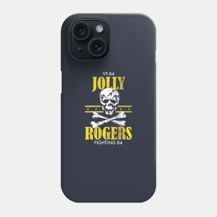 VF-84 Jolly Rogers (Front & Back distressed logo) Phone Case