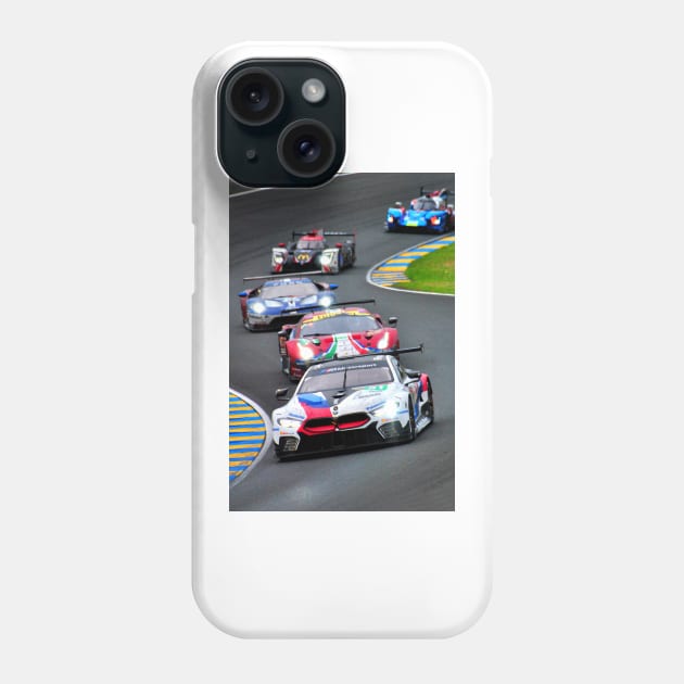 BMW M8 GTE 24 Hours of Le Mans 2018 Phone Case by Andy Evans Photos