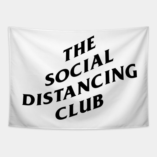 Social Distancing Club Tapestry by imlying