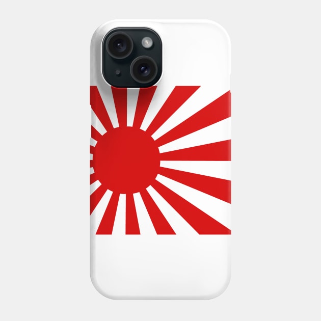 Japan rising sun flag Phone Case by AidanMDesigns