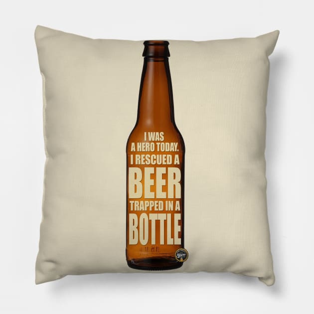 I was a hero today Pillow by BrewWears