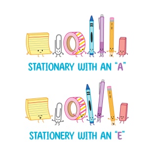 Stationery with an "E" | by queenie's cards T-Shirt