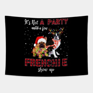 It's Not A Party With A Jew Frenchie Show Up Funny Gift Tapestry