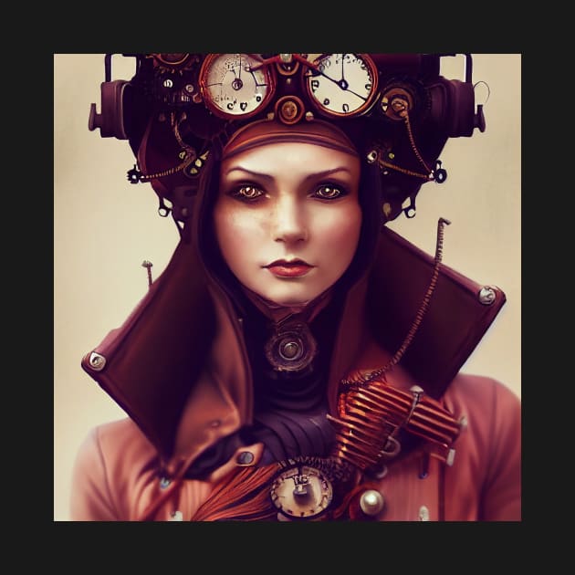 Steampunk Female Scientist by The Multiverse is Female