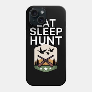 Eat sleep hunt Phone Case